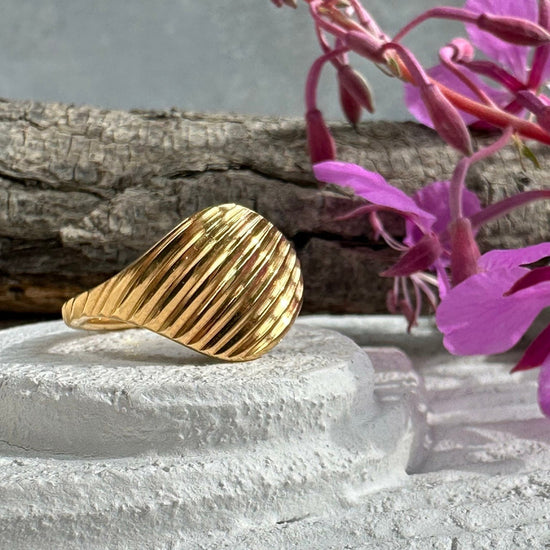 Ring ALYSSIA forgyldt - VIAMAJA.DK