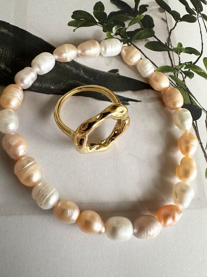 Ring Brianna forgyldt - VIAMAJA.DK