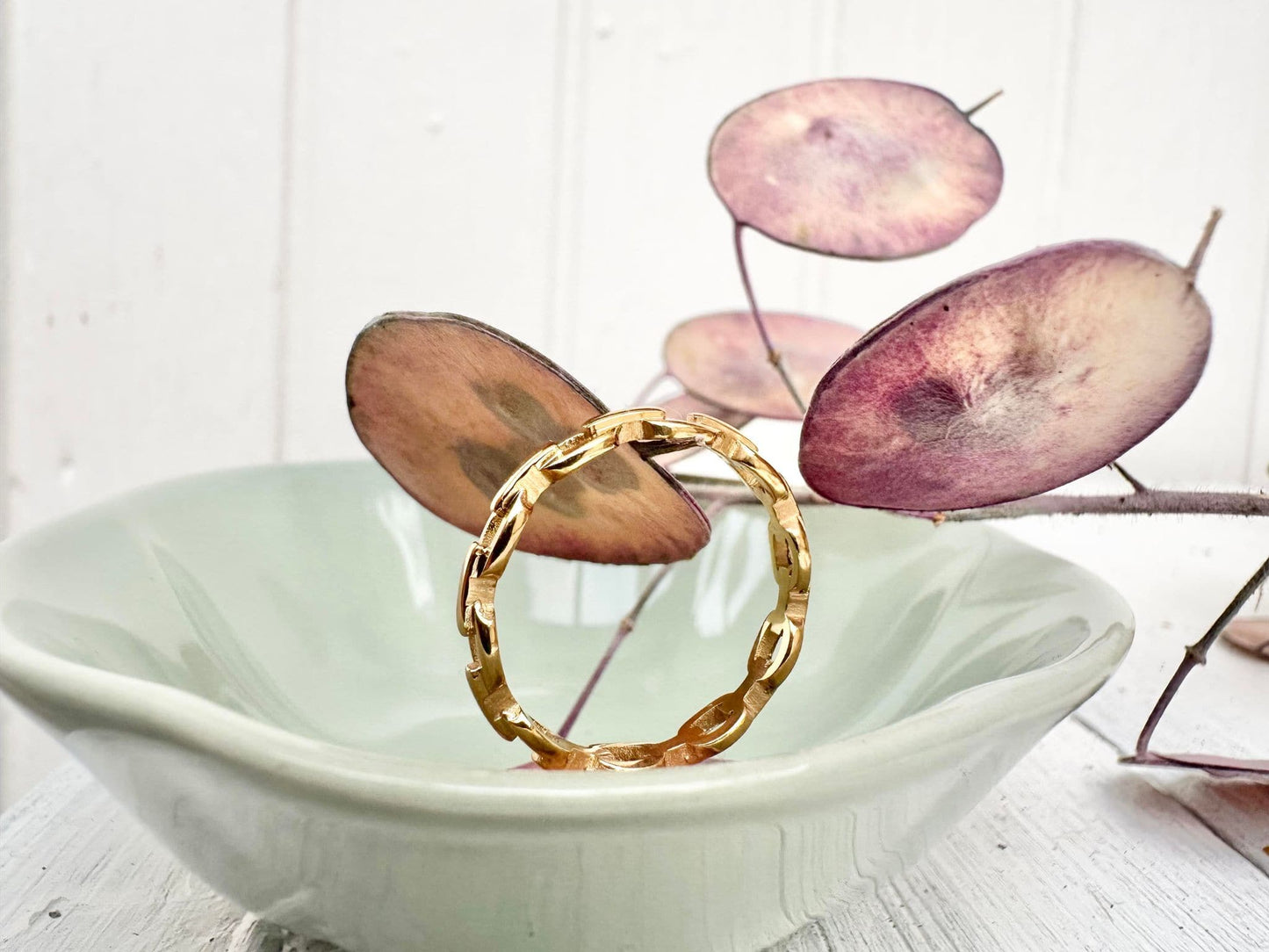 Ring Link - forgyldt - VIAMAJA.DK