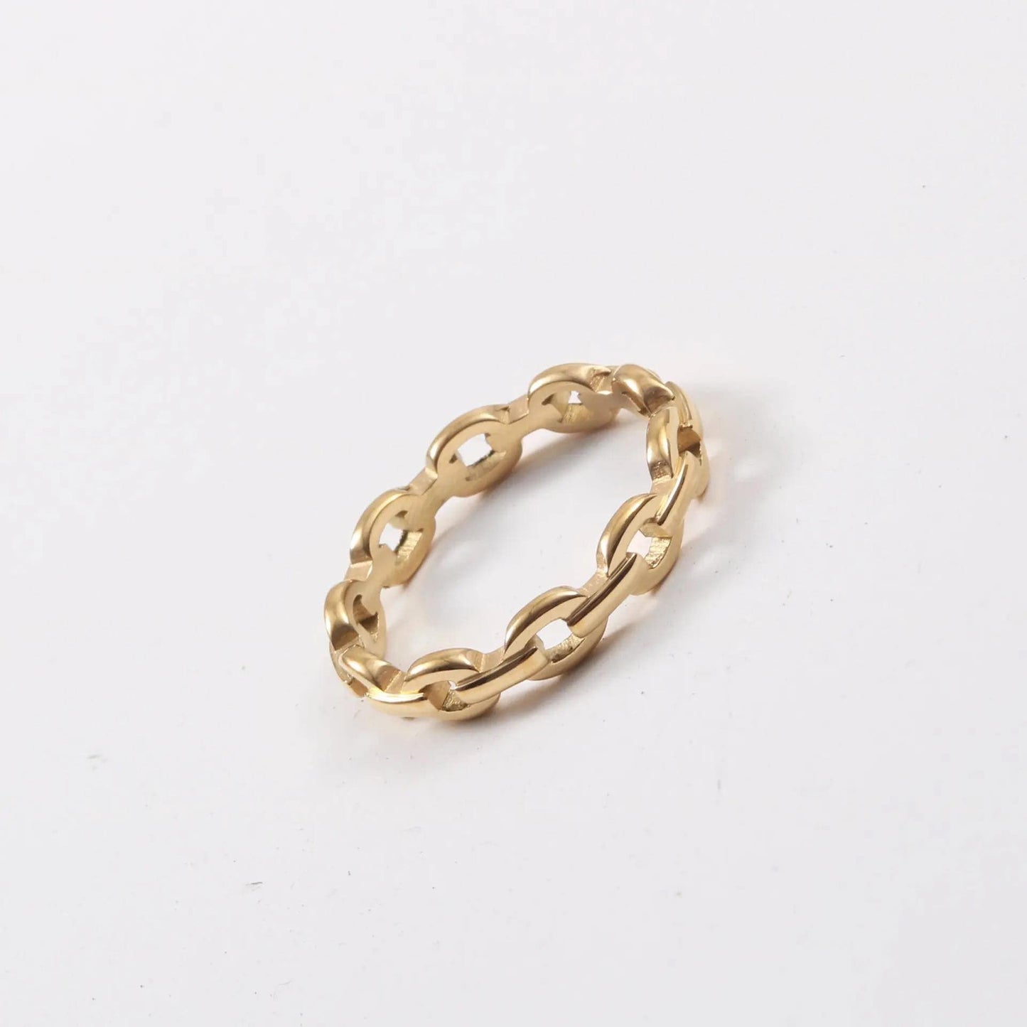Ring Link - forgyldt - VIAMAJA.DK