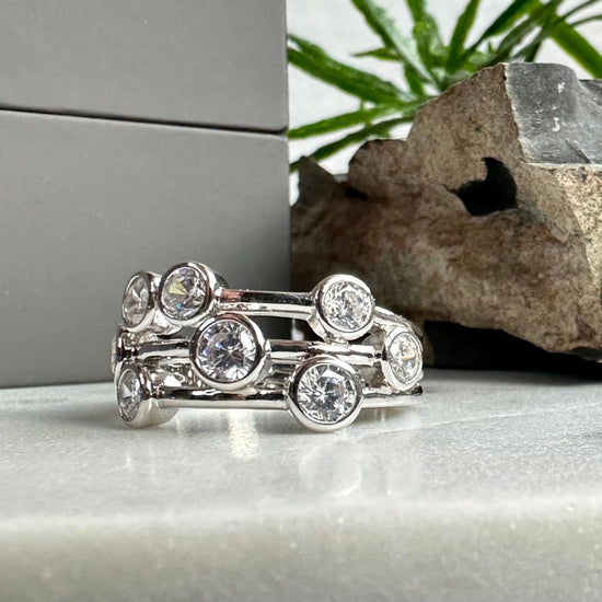 Ring Miriam Clear - Sterling Silver - VIAMAJA.DK