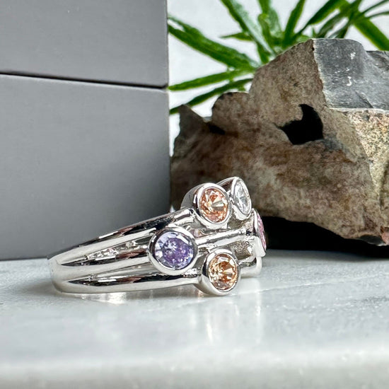 Ring Miriam Color - Sterling silver - VIAMAJA.DK