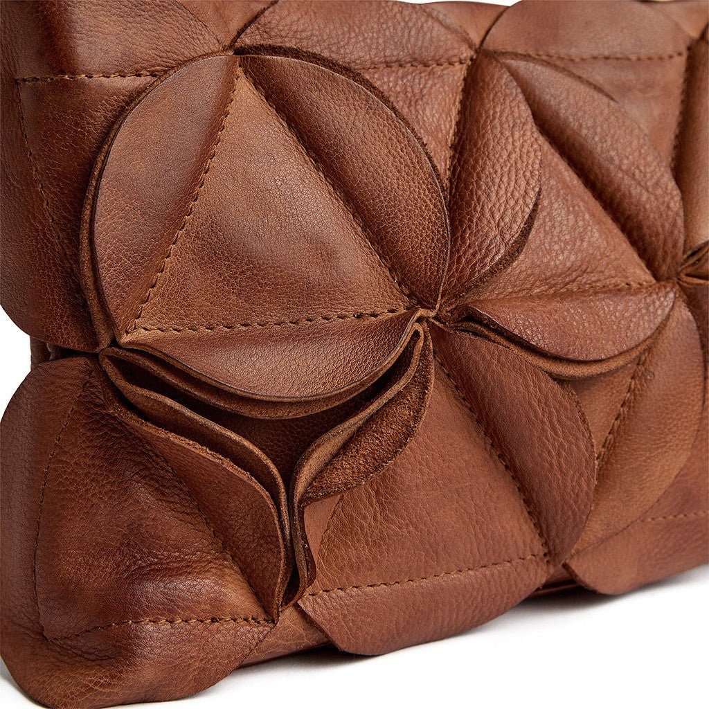 Clutch crossover Rio - Mørk cognac