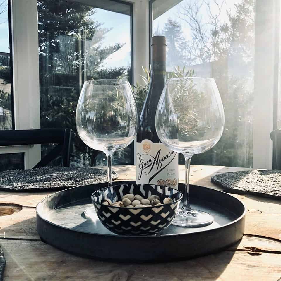 Rund fad / bakke i beton look - Stor - VIAMAJA.DK