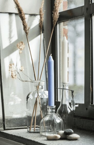 Rustiklys lyseblå - VIAMAJA.DK