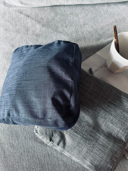 Rygsæk - Blå nylon foldbar - VIAMAJA.DK