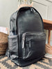 Ryggsekk Black leather