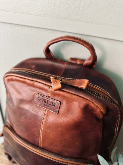 Rygsæk Brown leather - VIAMAJA.DK