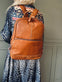 Rygsæk Cognac leather - VIAMAJA.DK