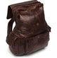 Rygsæk cool design – Blød lammeskind brown - VIAMAJA.DK