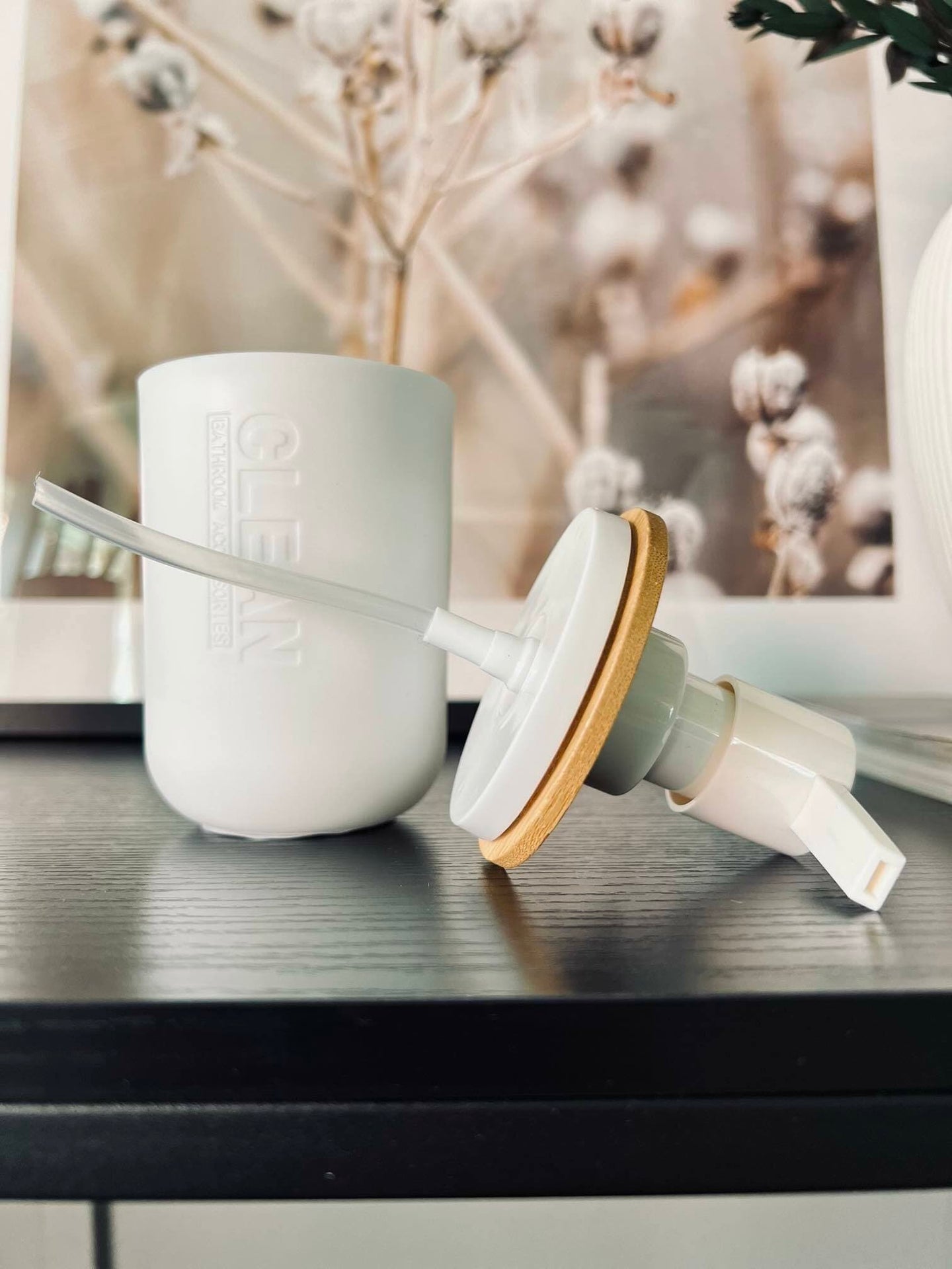 Sæbedispenser Bambus - VIAMAJA.DK