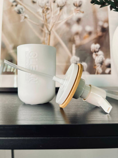 Sæbedispenser Bambus - VIAMAJA.DK