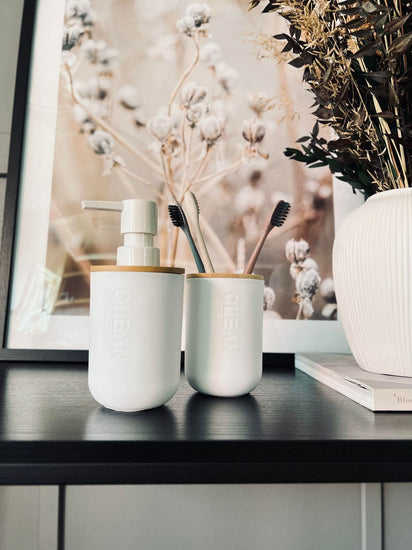 Sæbedispenser Bambus - VIAMAJA.DK