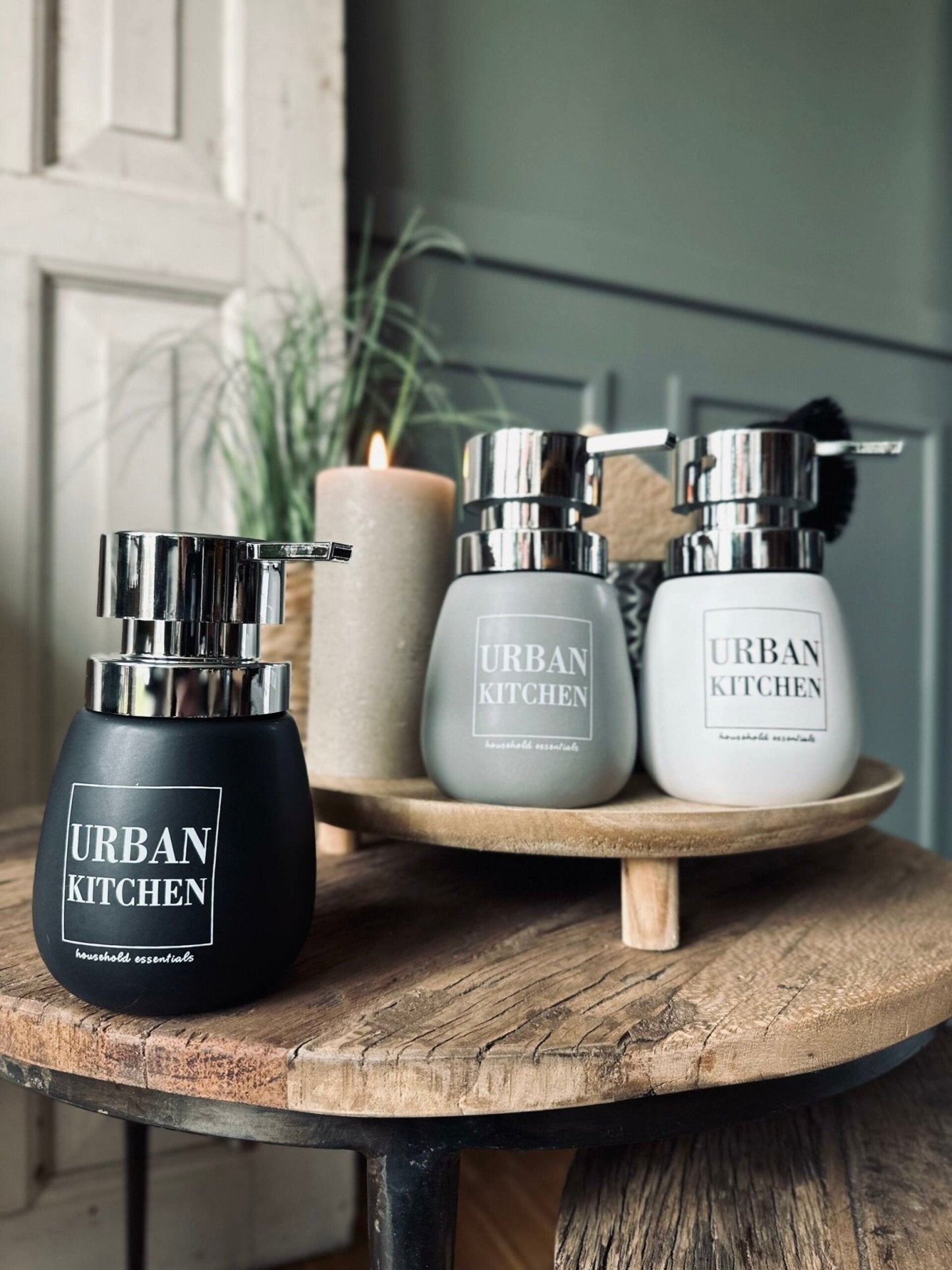 Sæbedispenser KITCHEN - Sort - VIAMAJA.DK