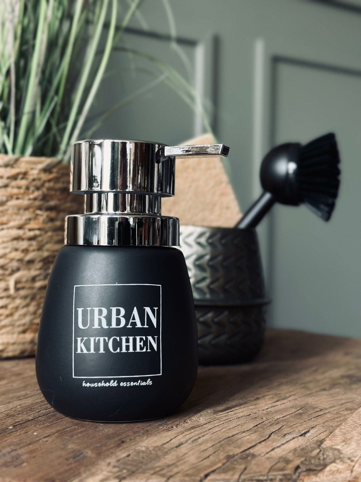 Sæbedispenser KITCHEN - Sort - VIAMAJA.DK