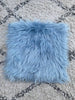 Sittepute - Ice blue - Imitert pels TILBUD