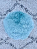 Sittehynde - Lammeskinn - 2. sortering - turkis