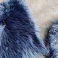 Sædeskind i imiteret pels – JEANS BLUE 40x40 - VIAMAJA.DK