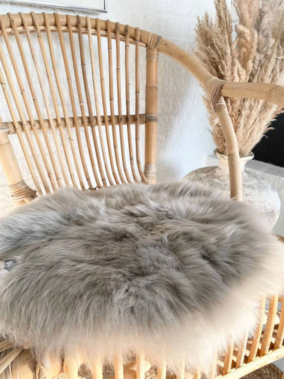 Sædeskind Ø37cm Beige - VIAMAJA.DK