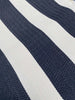 Sengeteppe 220×240 – Svart / Hvit bred stripe
