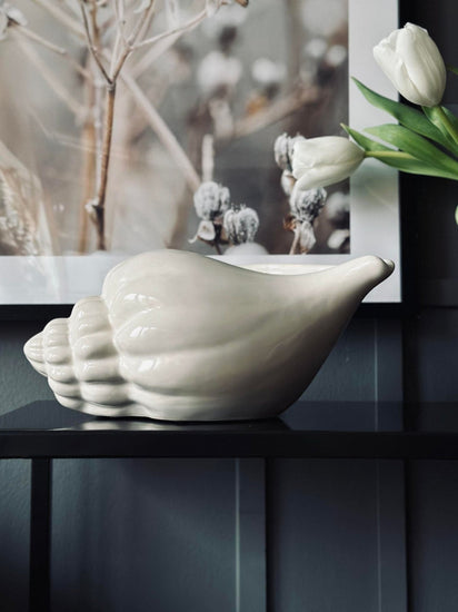 Shell Keramik 13×26 cm big - VIAMAJA.DK