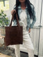 Shopper Alma - Dark Cognac - VIAMAJA.DK