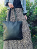 Shopper ALMA – Svart bøffellær