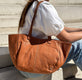 Shopper Aura – Cognac leather - VIAMAJA.DK