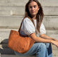 Shopper Aura – Cognac leather - VIAMAJA.DK