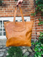 Shopper BIG BUFFALO – Cognac bøffellæder - VIAMAJA.DK
