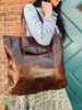 Shopper BIG BUFFALO – Mørk urban bøffelskinn