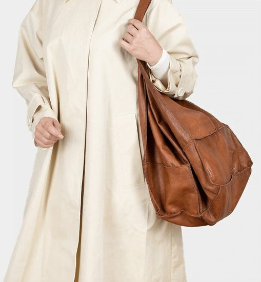 Shopper BIG LOMA - Walnut - VIAMAJA.DK