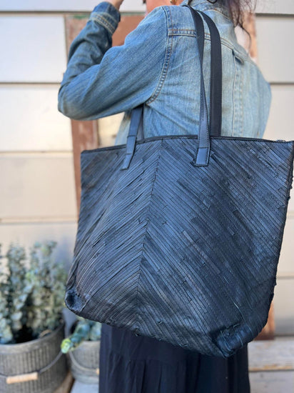 Shopper - BLACK VIOLET - VIAMAJA.DK