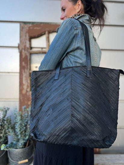 Shopper - BLACK VIOLET - VIAMAJA.DK