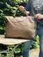Shopper - Brown kanvas - VIAMAJA.DK