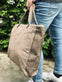 Shopper - Brown kanvas - VIAMAJA.DK