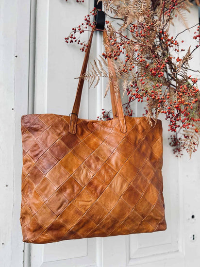 Shopper - Cognac Deluxe - VIAMAJA.DK