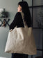 Shopper Creme plys - VIAMAJA.DK