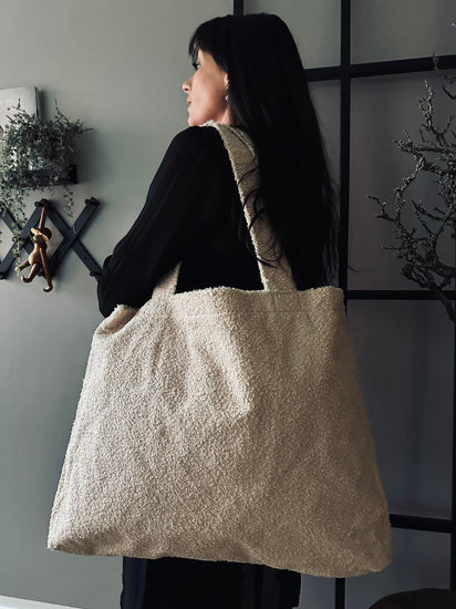 Shopper Creme plys - VIAMAJA.DK