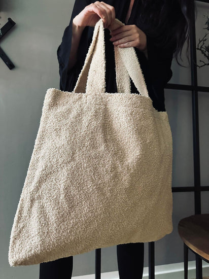 Shopper Creme plys - VIAMAJA.DK