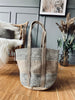 Shopper i kraftig jute - Beige