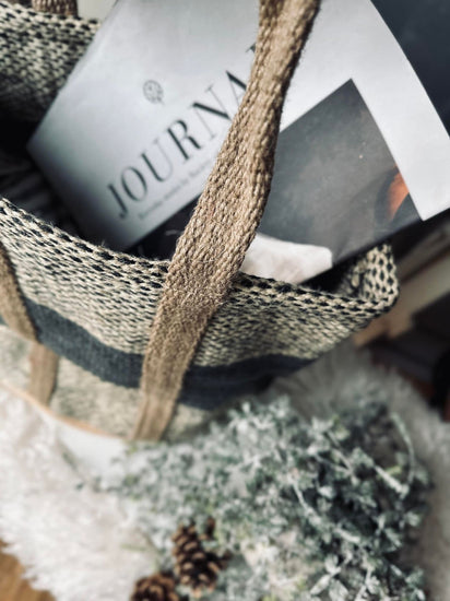 Shopper i kraftig Jute - Natur - VIAMAJA.DK