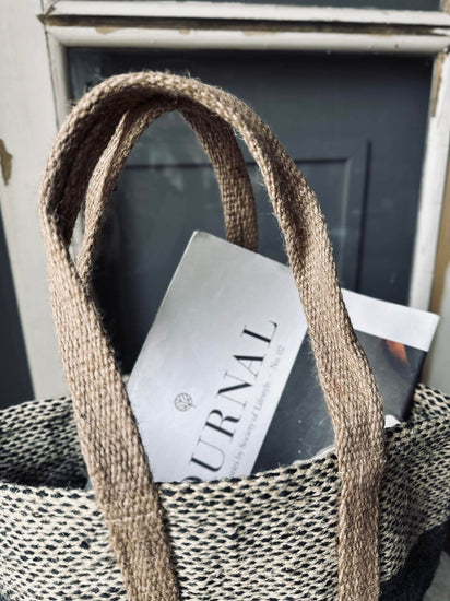 Shopper i kraftig Jute - Natur - VIAMAJA.DK