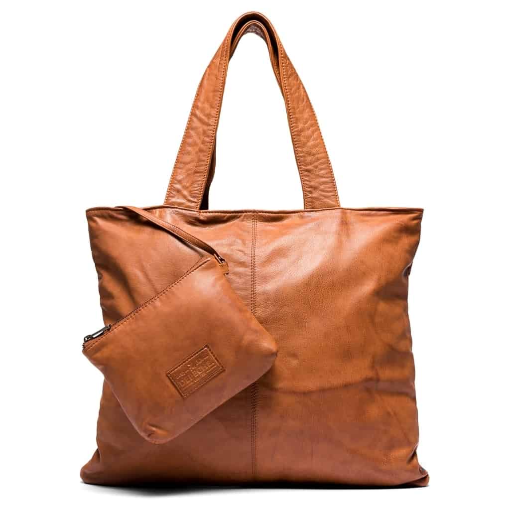 Shopper ink pung MILLE – COGNAC - VIAMAJA.DK