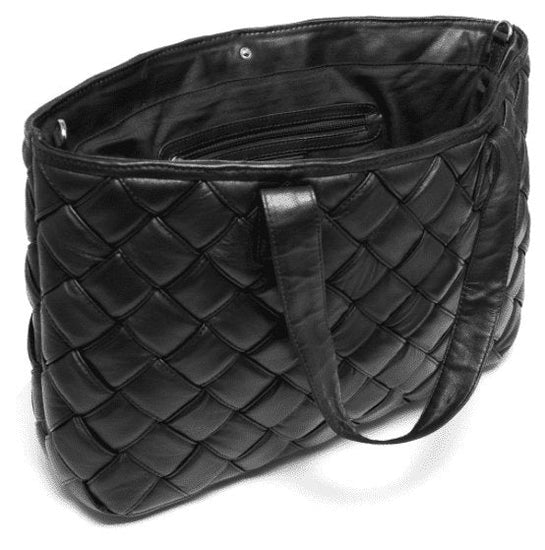 Shopper lammeskind, Bobleflet - DELUXE - VIAMAJA.DK
