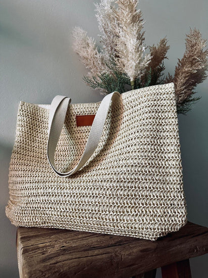 Shopper Larisa – Natur - VIAMAJA.DK