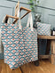 Shopper Nordic blue - VIAMAJA.DK