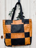 Shopper PATCHWORK - Cognac / Svart