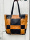Shopper PATCHWORK - Cognac / Black - VIAMAJA.DK