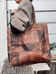 Shopper PATCHWORK - Dark walnut DELUXE - VIAMAJA.DK